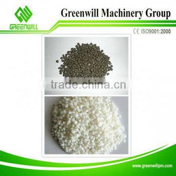 Recycled plastics granules