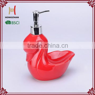 Animal lotion/soap dispenser ceramic