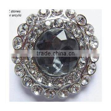 factory wholesale rhinestone crown button