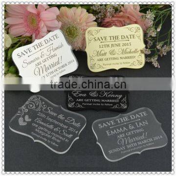 Small Cute Acrylic Wedding Card For Wedding&Party Invitation