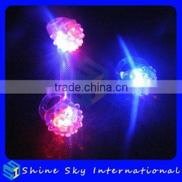 Hot Selling TPU Rubber Ring Flexible Led Ring Party Supplies Led Novelty