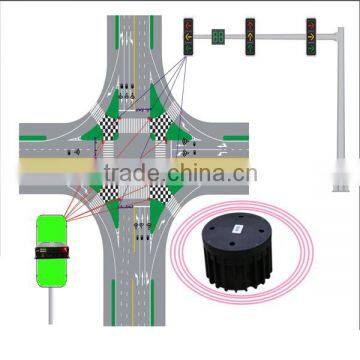 Zigbee wireless magnetic vehicle detection sensor for road traffic adaptive