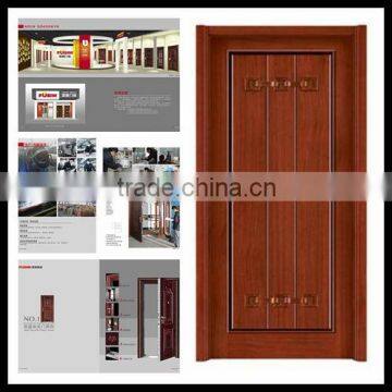 Solid Steel Wooden Door material hotel interior door