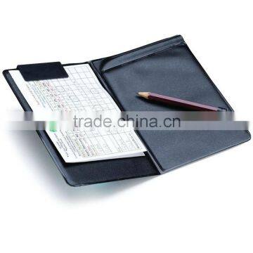 Square and Portable Leather Golf Scorecard Holder photo-5