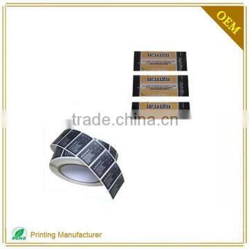 Private Li-ion Battery Anti-Fake Label Sticker Printing Labels