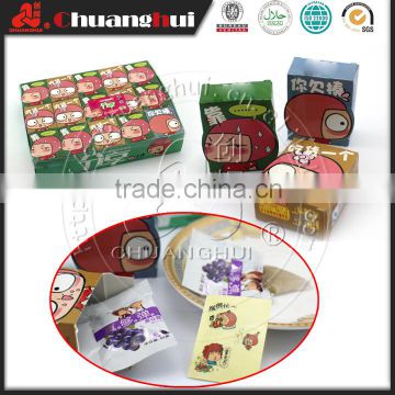 Cartoon Box Jelly Juice Candy For Kid With Tattoo Paper