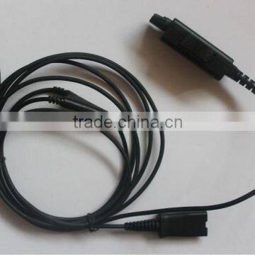 PLT Compatible Y training cord for training center, Y-QD cord with Mute Switch