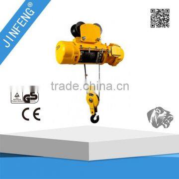 High strength 3-phase 380v Monorail Crane Hoist electric wire rope hoist