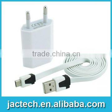 2 in 1 Set Travel Usb Charger for Samsung S2/s3/s4