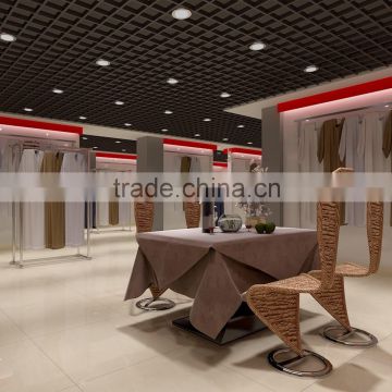 Antechamber interior decoration false ceiling metal grid