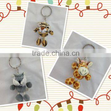 Hot Sale Promotional Plush Keychain Toy, Plush Wolf Keychain Toy photo-3