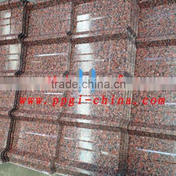 Marble pattern ppgi/stone coated roofing sheet/wood pattern steel coil