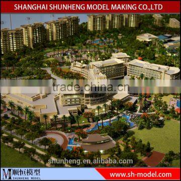 2016 new product building model maker for real estate/sea beach house design model