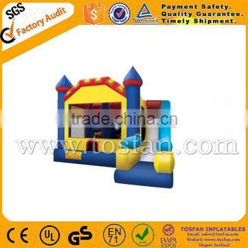 Cheap price inflatable bouncy castle inflatable combo with slide for sale A3085