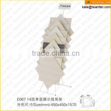 E067--Xiamen stone tile rack showroom