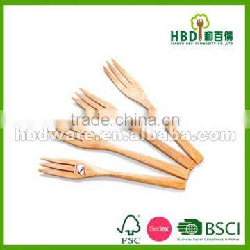 High quality eco-friendly kitchen bamboo fork wholesale