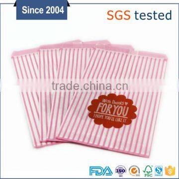 Hot Selling Food Grade Bread Paper Bag Printed Logo Chevron Paper Bag photo-2