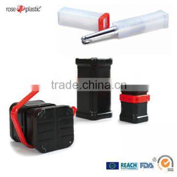 Germany Quality Plastic Solid Colorful Square pp Tubes Packaging for Gel Pens With Detachable Hanger Block Pack BK