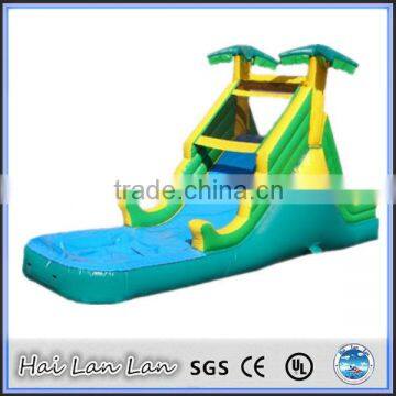 2015 bulk plastic balls inflatable bouncer with slide for children