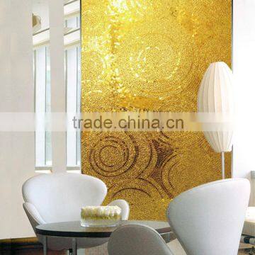 VH JY-JH-GS01-A Premium Mosaics Handmade Golden Glass Mosaic Living Room Backsplash Tiles Lowes Mosaic Art Wall Murals