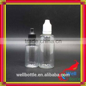 Wholesale e Juice Bottles Pet Long Thin Tip e Liquid 30ml With Plastic Dropper Pet Bottle