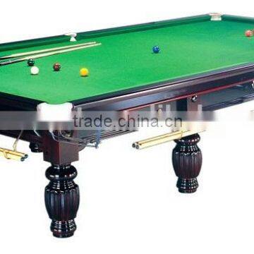 12ft solid wood snooker table 4.5cm slate playfield snooker table game for sale