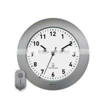 12 inch Plastic Wireles doorbell wall clock