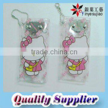 Printing PVC promotional Purse key holder