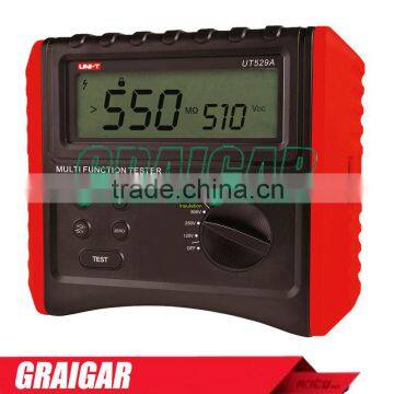 Multifunctions Insulation Resistance Testers UNI-T UT529A Digital Earth Tester 125V/250V/500V Voltage Frequency Tester