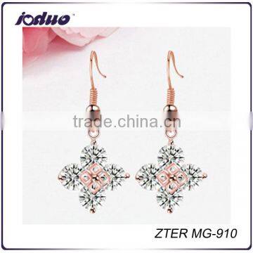 2016 Newest Elegant Women Zircon Dangle Earring