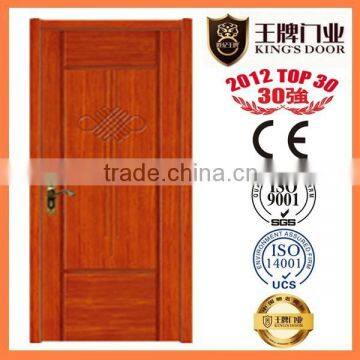 solid wooden single mdf apartment door design