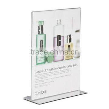 Thick Acrylic Vertical Sign Holder, Ad Frames 8.5 x 11 - Pack of 6(AF-B-0226)