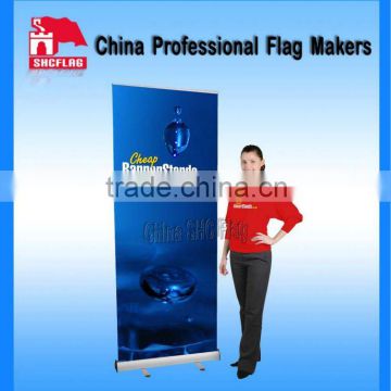 Promotion custom display rollup rotating banner stand