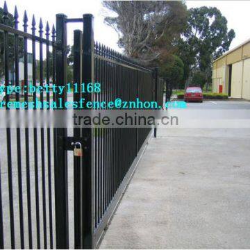 Retractable Main Fence Wrought Iron Gate Designs photo-2