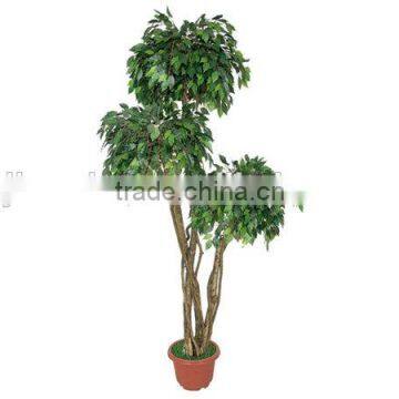 factory making artificial ficus tree home decor