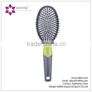 Good QualityWholesalePlastic with rubber coating finishCushion hairbrush