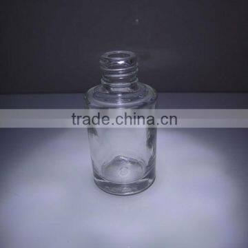 15ml glass nail polish bottle with brush and cap