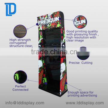 High Quality Supermarket Hook Cardboard Display,Hook Cardboard Display For Sport Products,Socks Display Stand With Hooks