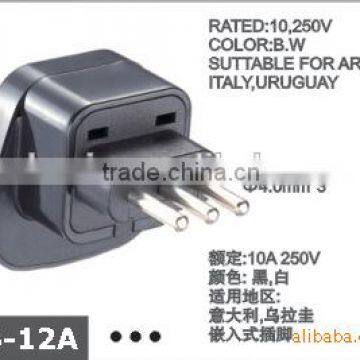 Plug With Socket Type us to Italy Plug Adapter photo-3