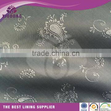 Export high quality two-tone 100% polyester customized design dobby fabric for suitcase lining