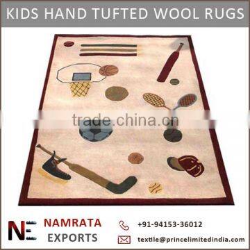 2016 Best Selling Kids Hand Tufted Wool Carpets & Rugs Wholesale Supplier