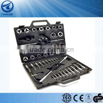 45 pc Tap and Die Set SAE Tungsten Steel Titanium Tools