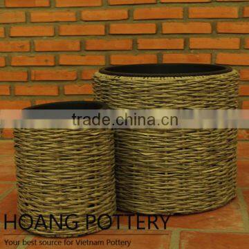 Wholesale Wicker Flower Planters / Pot photo-2