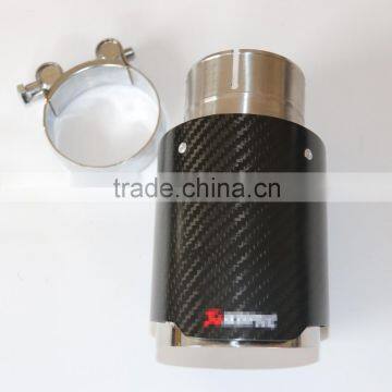 exhaust carbon tip/exhaust muffler pipe/carbon exhaust tail pipe