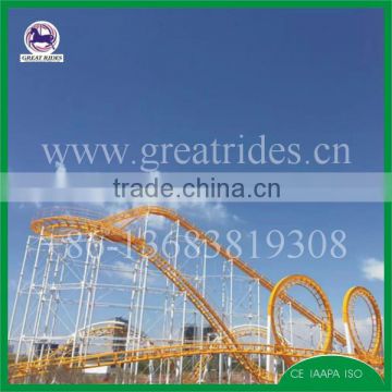 thrilling amusement park rides roller coaster for sale