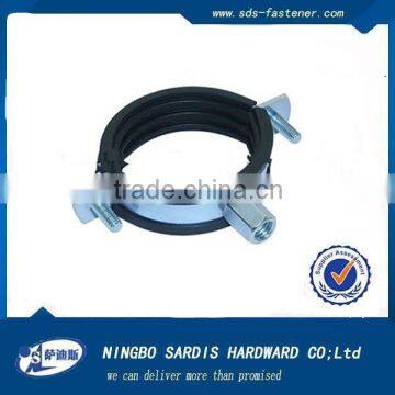 Ningbo manufacture supplier high quallity best price Rubber Liner Split Pipe Clamp china supplier