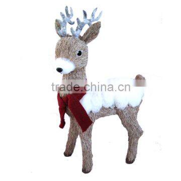 55cm artificial grass DEER christmas ornament DECORATION