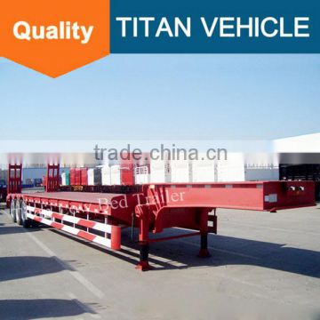 TITAN 40ft low be low loader truck trailer for sale in singapore malaysia