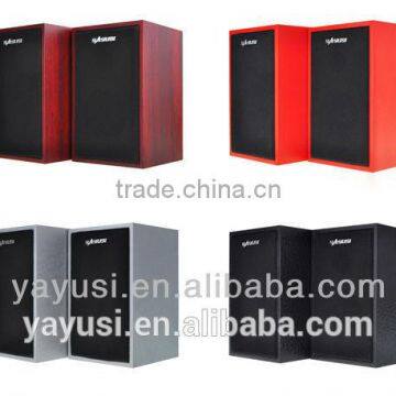 Active Type and 2( 2.0) Channels Wooden Case Computer Speaker photo-6