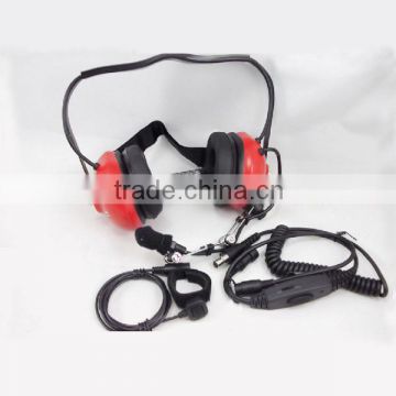 wired noise canceling talkie walkie headset